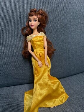 Disney Belle Doll in Yellow Gold Gown